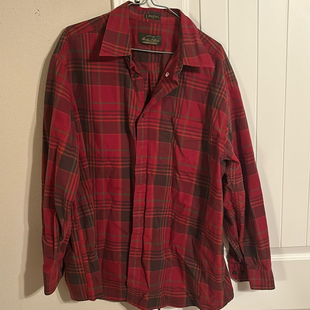 Orvis Long Sleeve Button Down XL